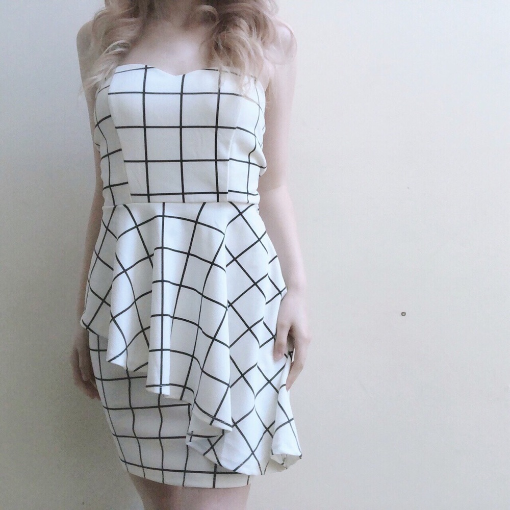 GRID DRESS - Picture 2 of 4